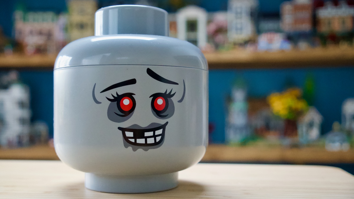 Zombies are for Halloween, but LEGO storage heads are forever