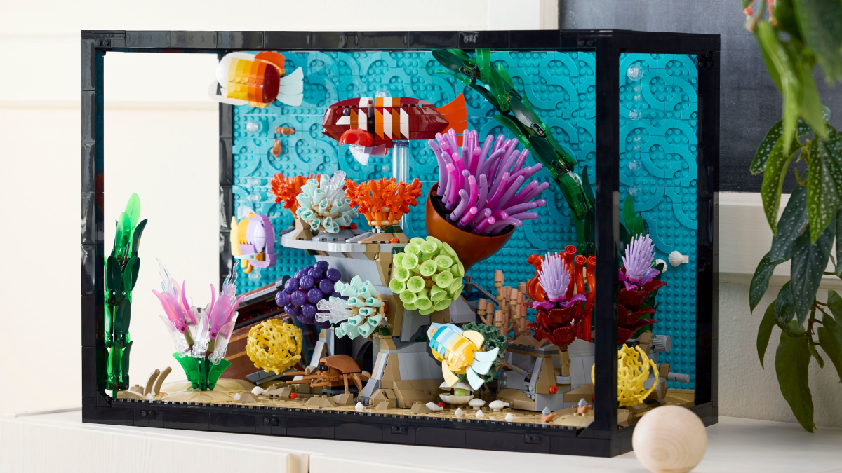 LEGO Tropical Aquarium’s colours were key to making the set work