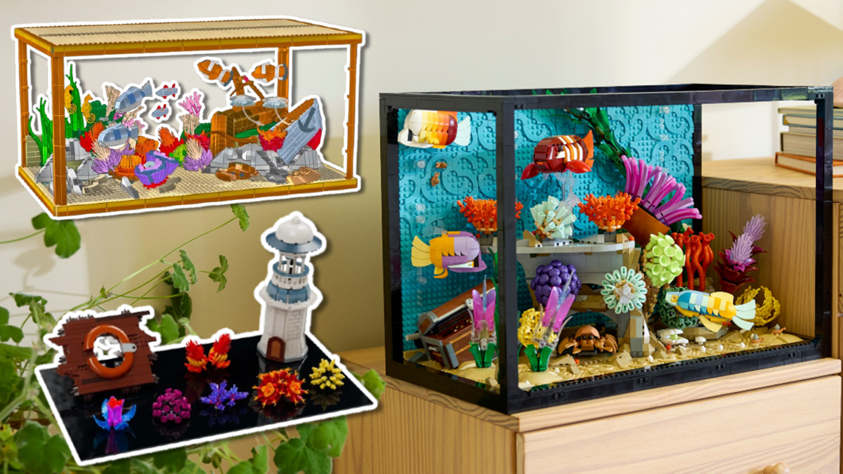 Explore previously unseen LEGO Tropical Aquarium concept models