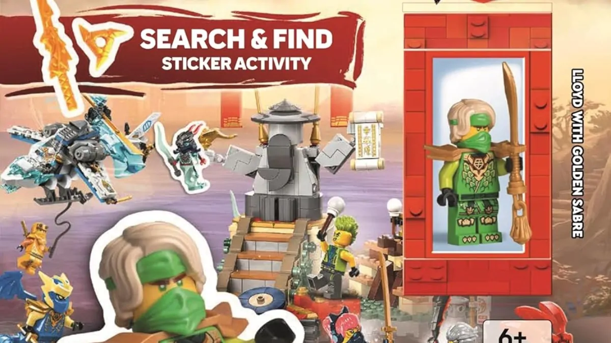 LEGO NINJAGO 2026 activity book offers first peek at unreleased sets