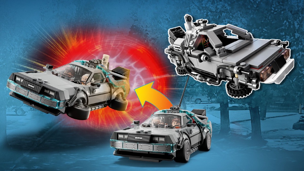 Comparing 2026’s LEGO DeLorean to 2013’s DeLorean Time Machine