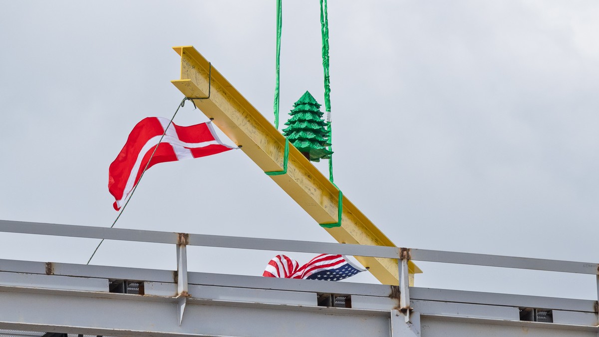 LEGO crowns new American factory with a two-foot brick tree
