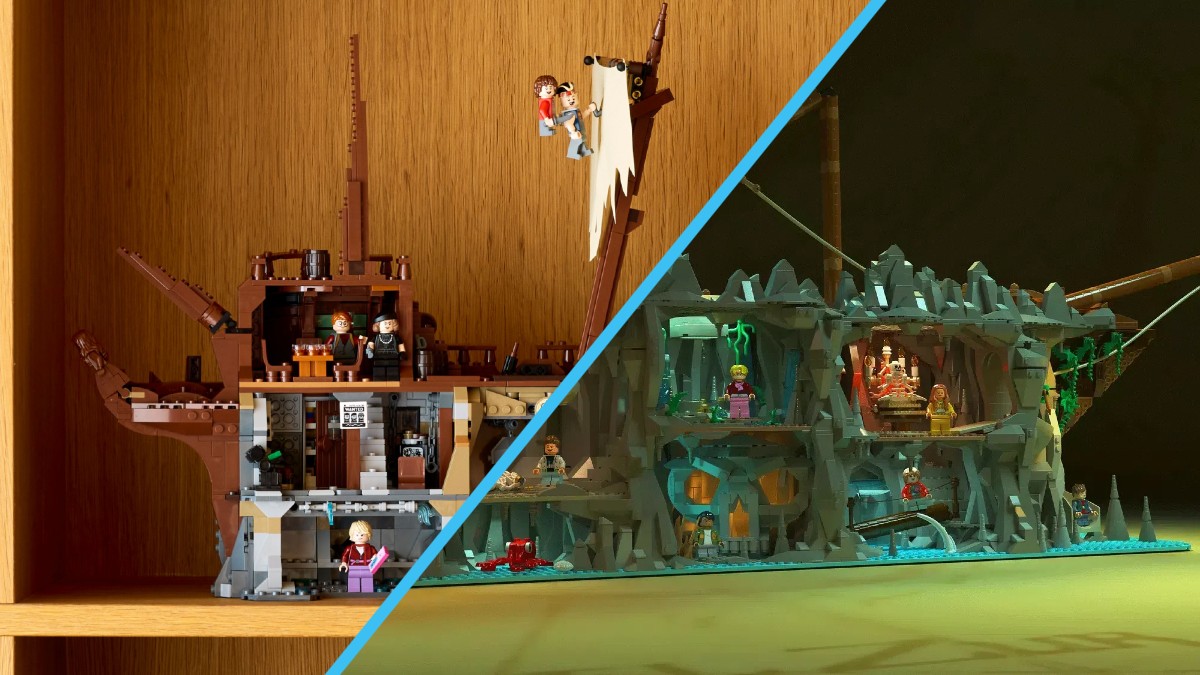 LEGO Ideas 21363 The Goonies flips the ship