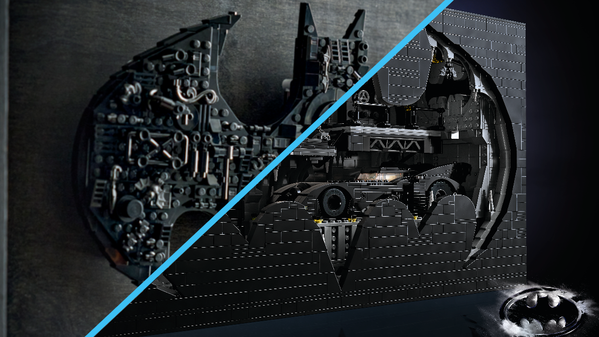 Nope, the LEGO Batman Logo isn’t Shadow Box-compatible