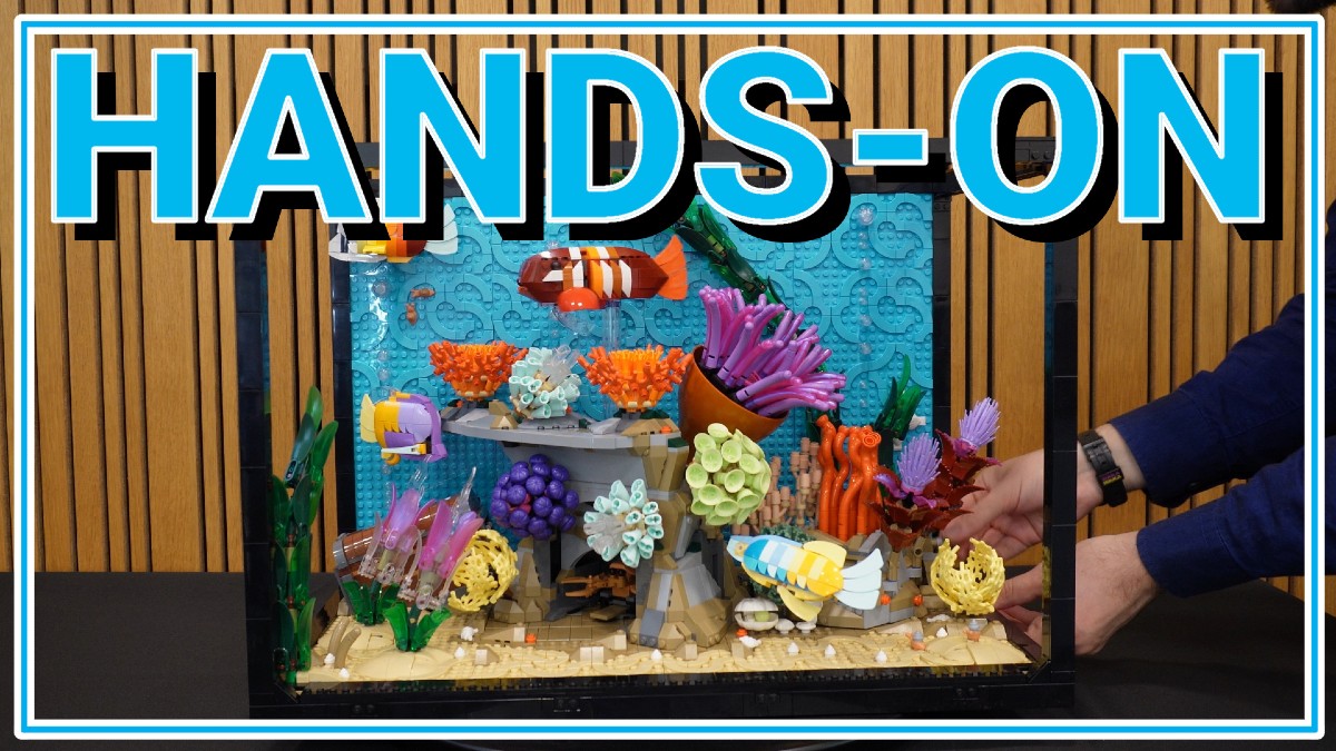 Hands-on with the new LEGO Icons 10366 Tropical Aquarium