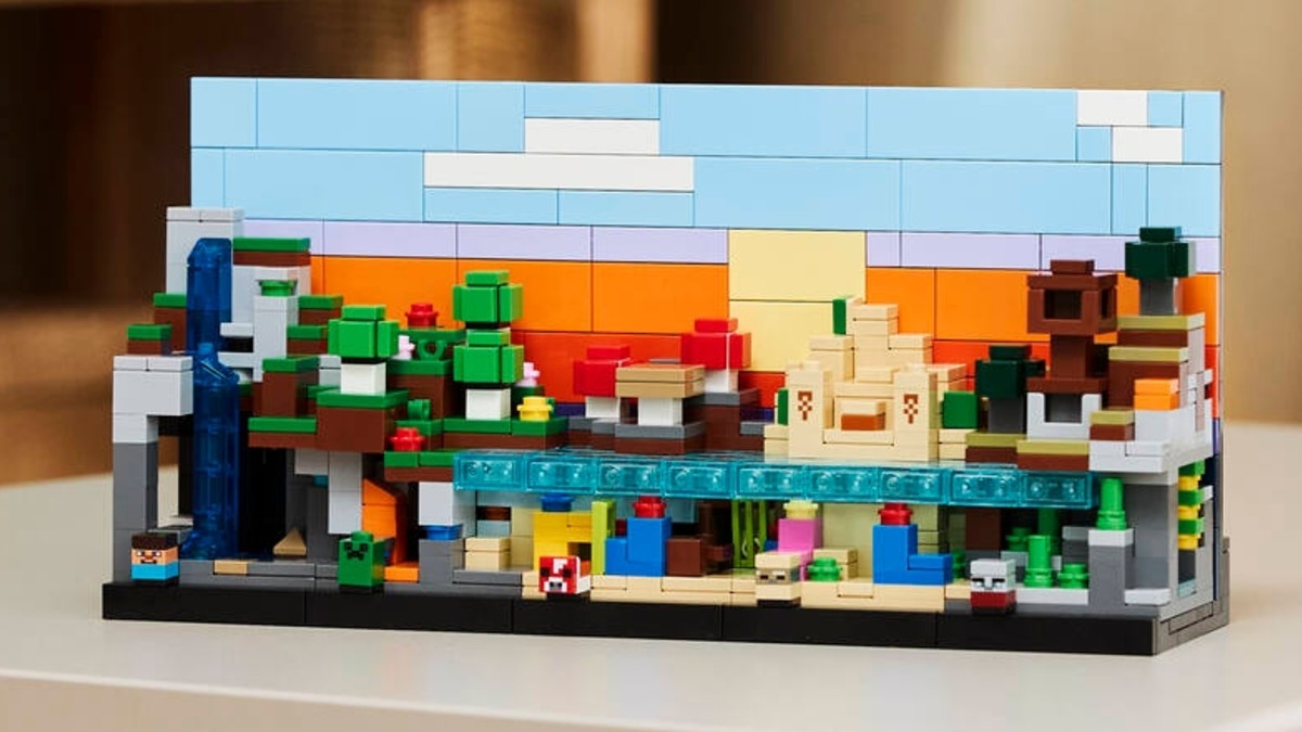 Every LEGO Minecraft Micro World set so far