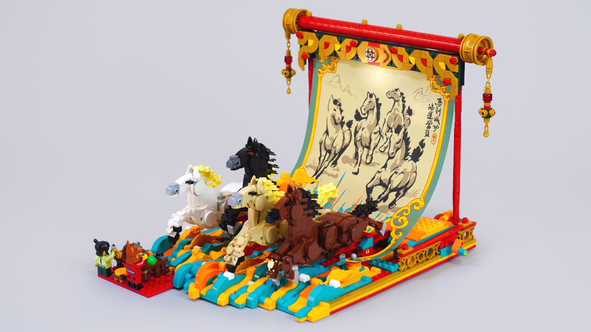 The bricks are quite literally overshadowed in the flagship LEGO Lunar New Year 2026 set