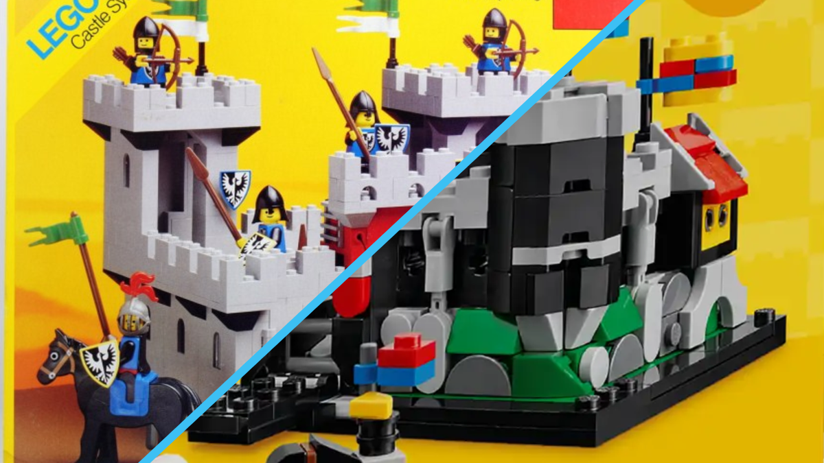 Comparing LEGO GWP Mini Knight’s Castle to original classic sets