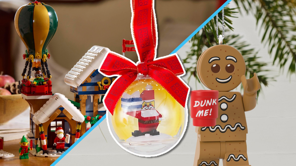 The world of LEGO Christmas ornaments, and a simple DIY decoration