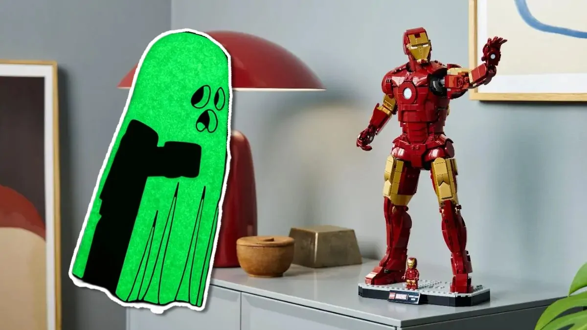 LEGO 2026 Iron Man set was going to glow in the dark
