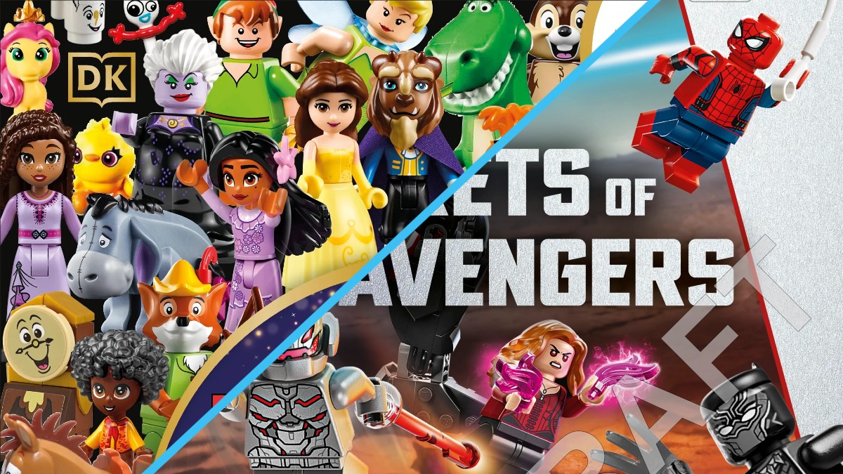 New LEGO Marvel and Disney books with minifigures revealed