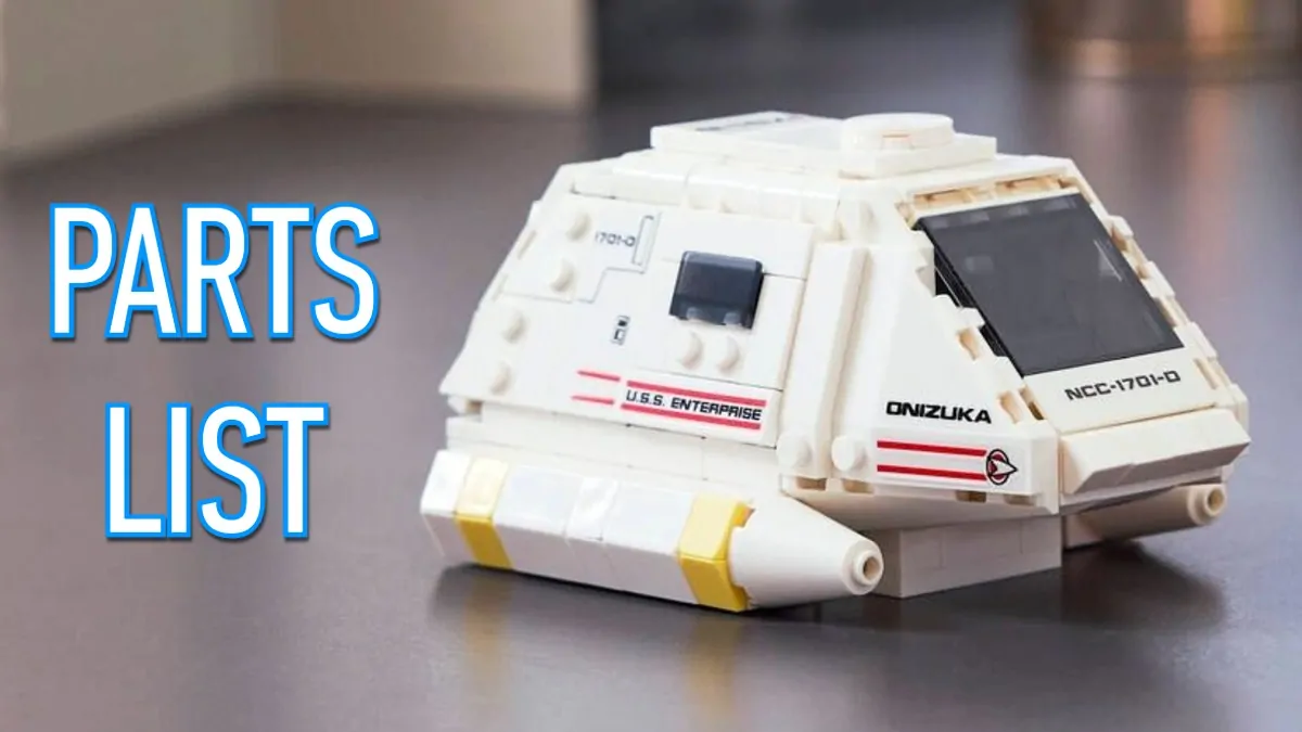 How to build a LEGO Star Trek Shuttlepod for under £30 now