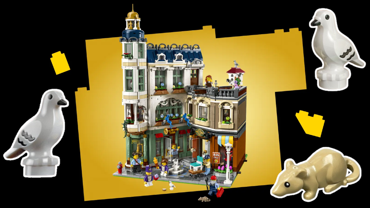 LEGO Shopping Street’s animal figures get their moment in the spotlight