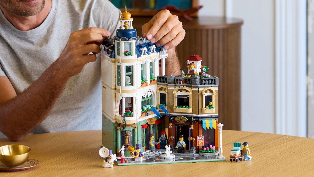 The 2026 LEGO modular building started with an empty space