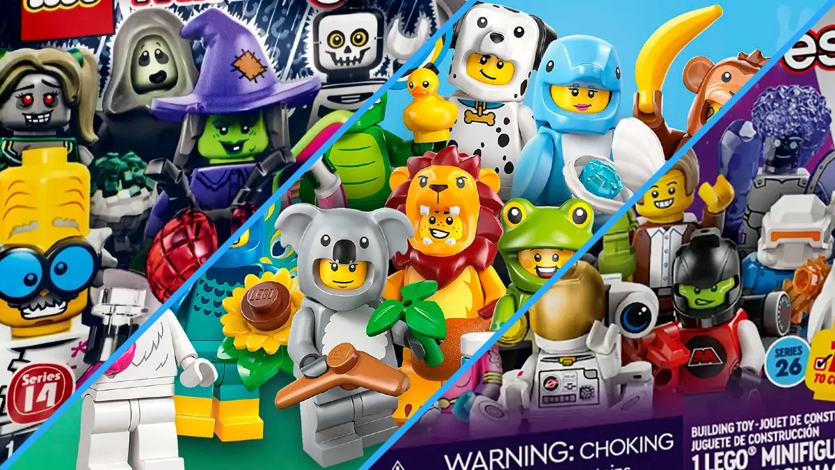 Every original, themed LEGO minifigure series to date