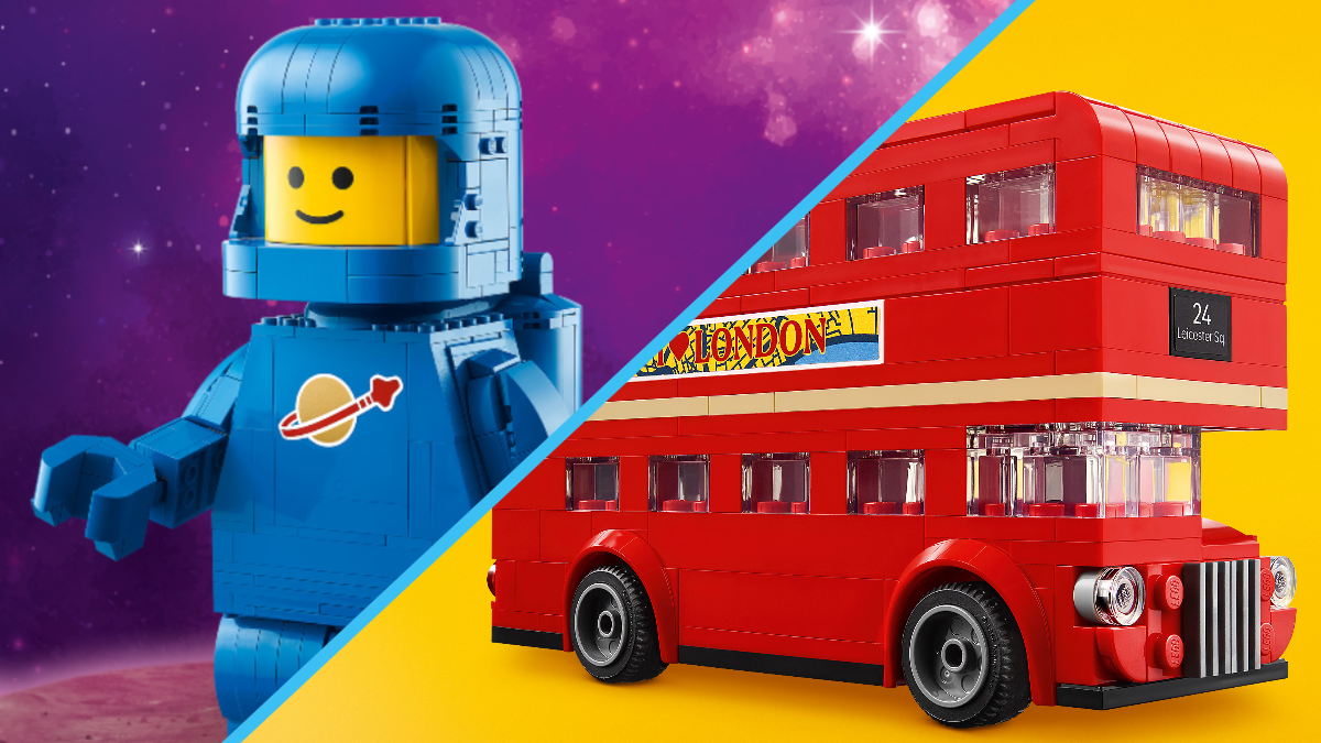 LEGO Up-Scaled Blue Astronaut and London Bus officially revealed