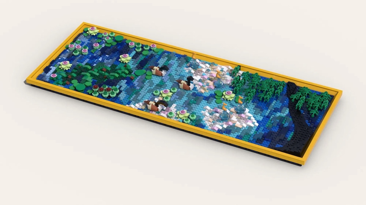 LEGO Art-style Monet masterpiece finds a home in Ideas