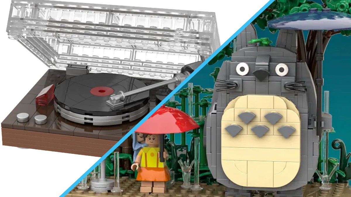 Totoro returns to LEGO Ideas once again, alongside a retro vinyl set