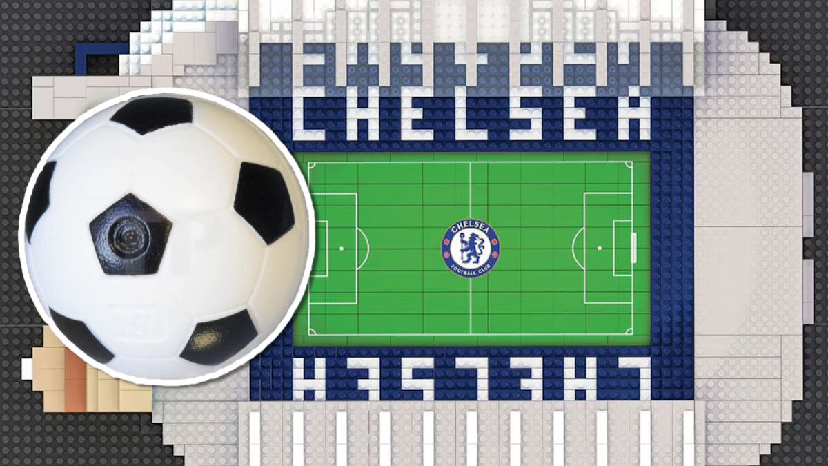 LEGO building challenge tests Chelsea players during training