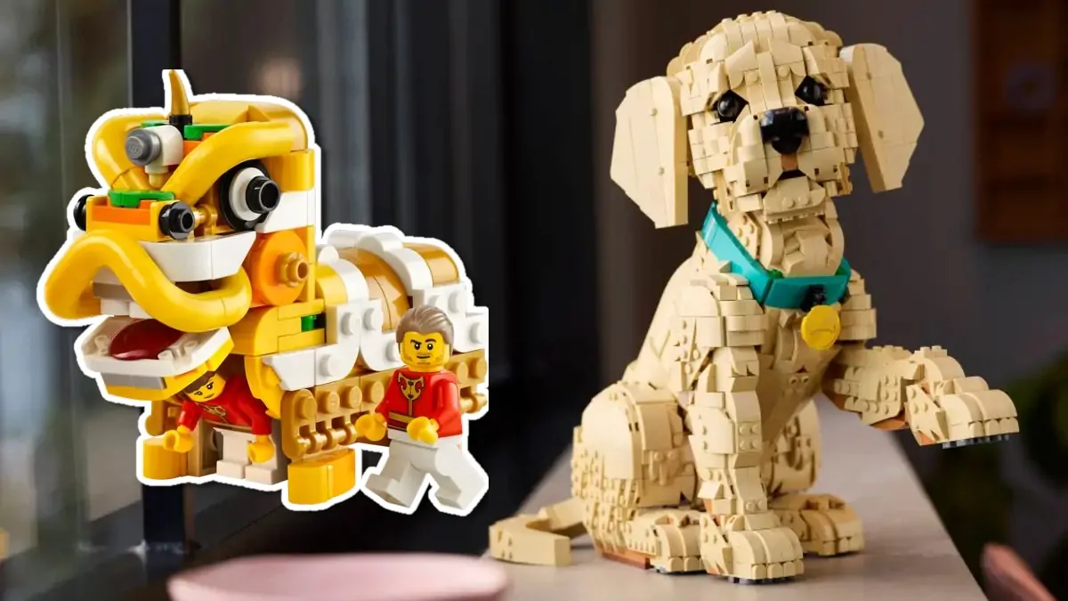 Pre-order LEGO 11384 puppy for free lion dance GWP