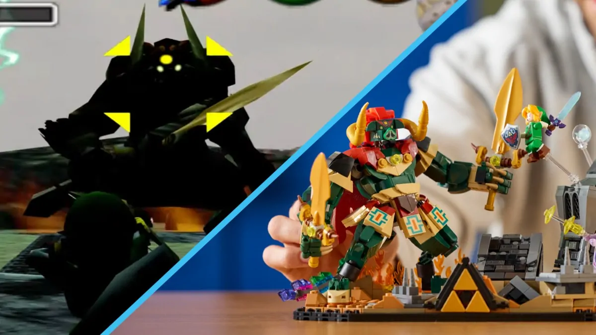 LEGO The Legend of Zelda: Ocarina of Time battle compared