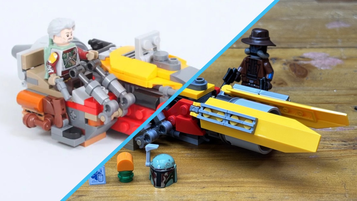 LEGO Star Wars 75437 Cobb Vanth’s Speeder, but smaller