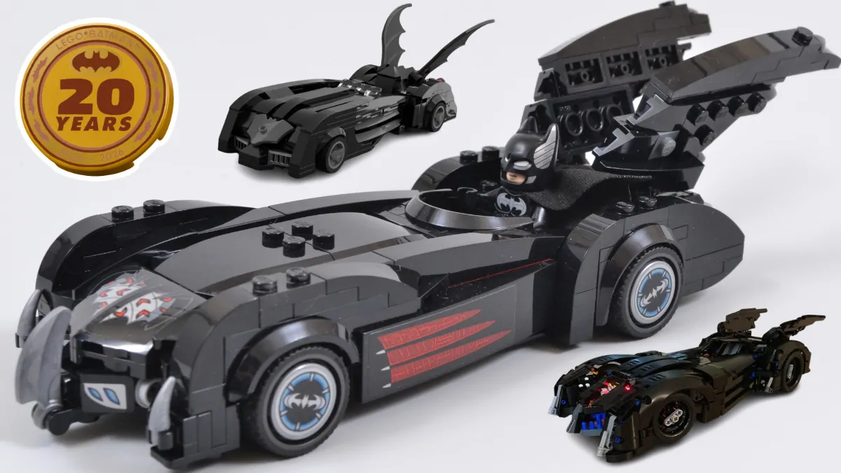 LEGO’s new Batmobiles vs. custom builds: parts, techniques and more