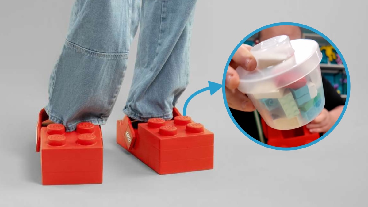 LEGO Crocs are compatible with LEGO… sort of