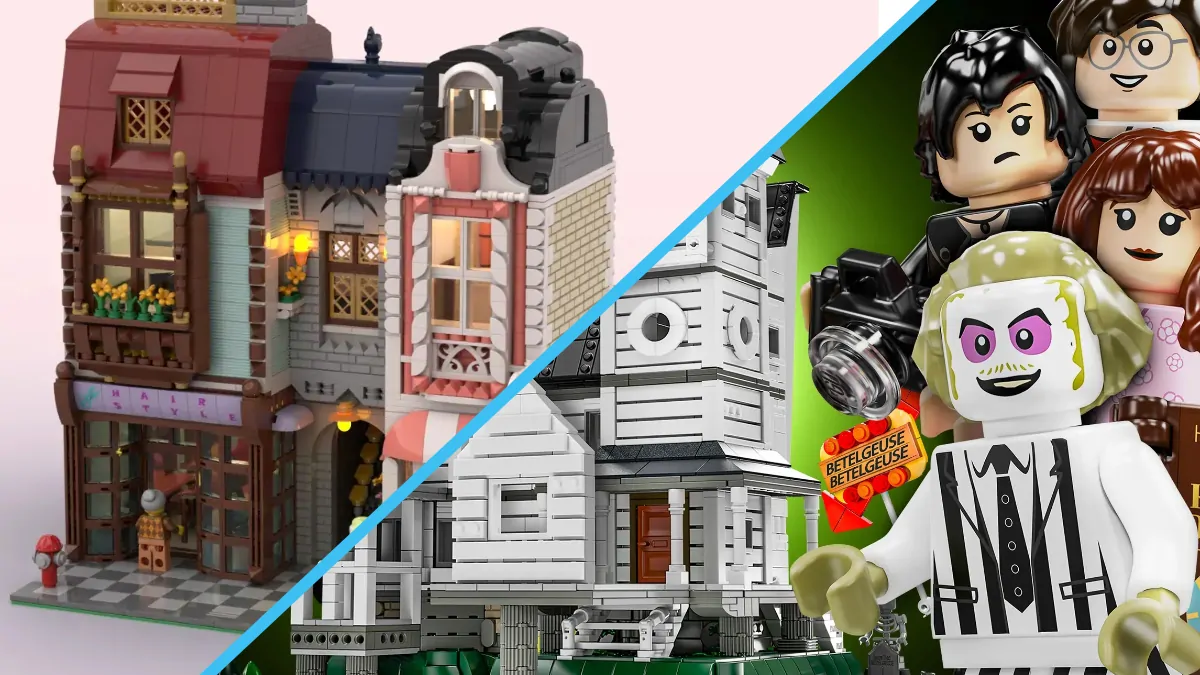 LEGO Ideas competition heats up, with Beetlejuice and a perfumery joining the party