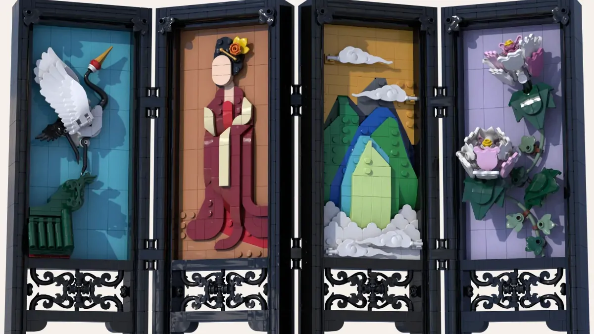 LEGO Ideas review adds a dash of culture with Chinese Folding Screen