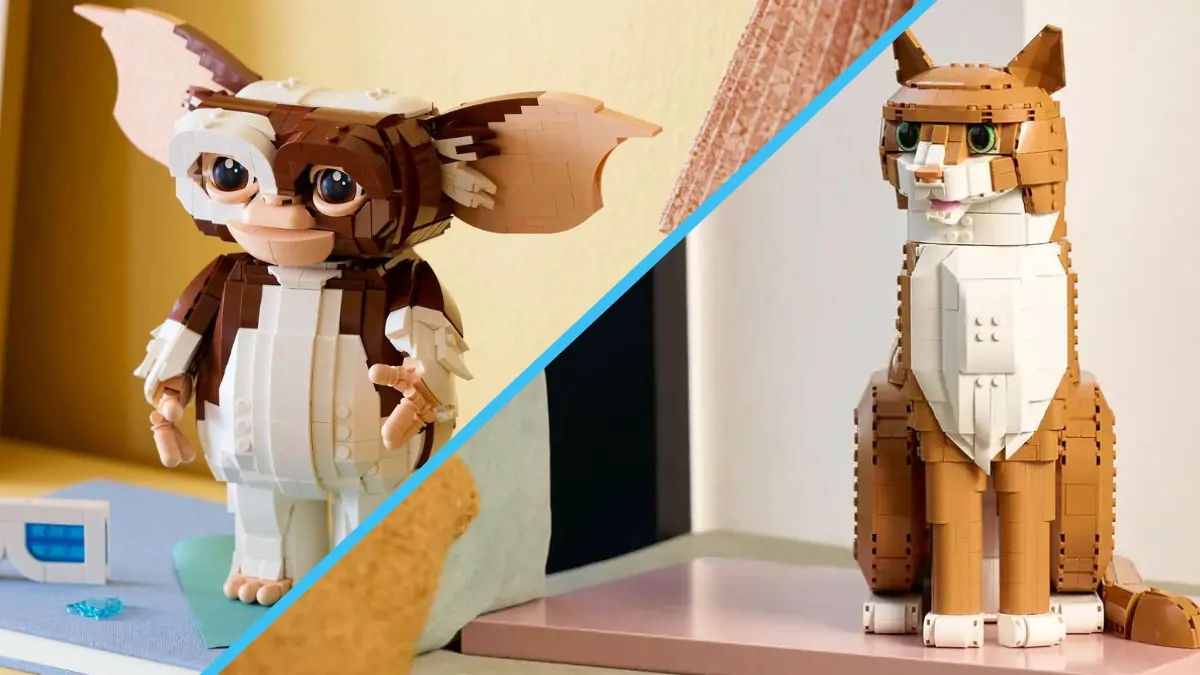 LEGO Ideas Orange Cat has a unique connection to 21361 Gizmo