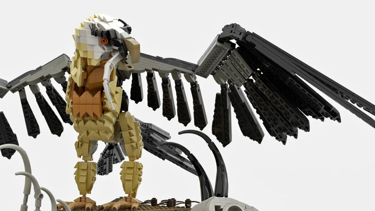 After cats and otters, a vulture should be next for LEGO Ideas