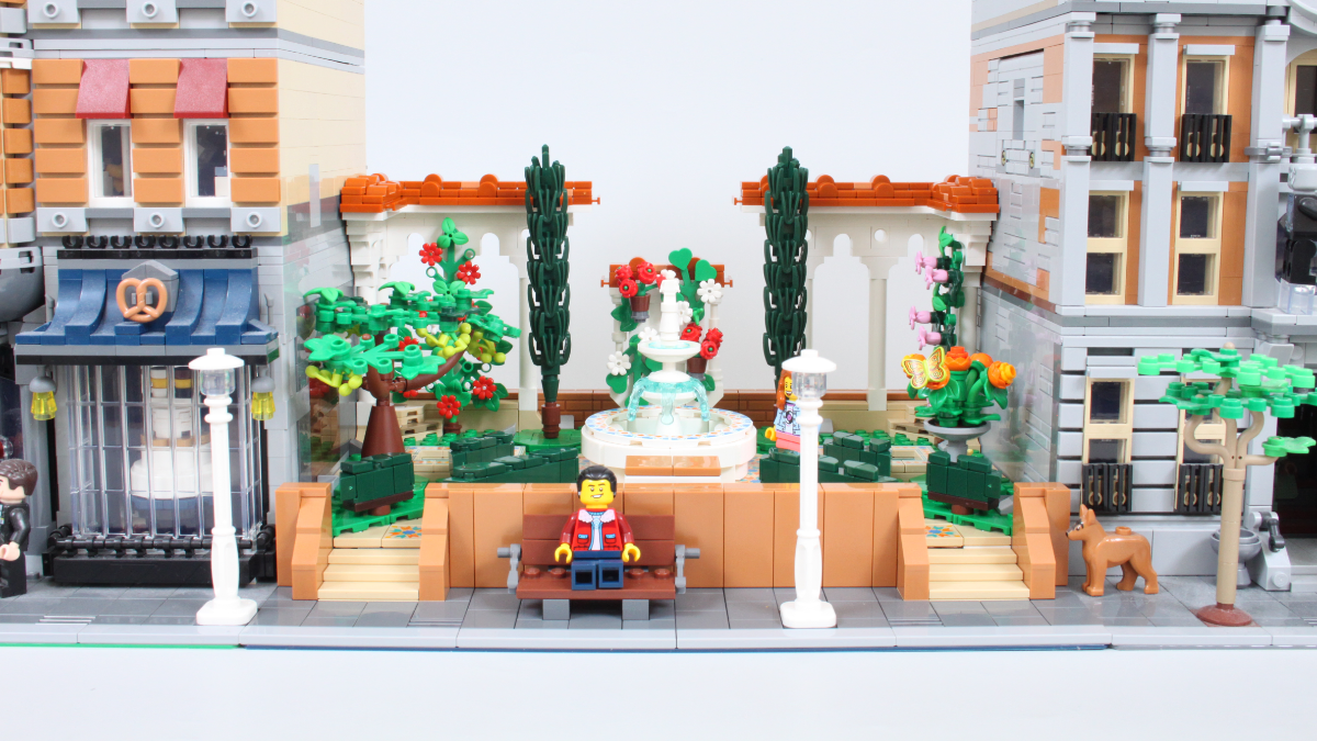 How to build a LEGO modular building park with a retiring set