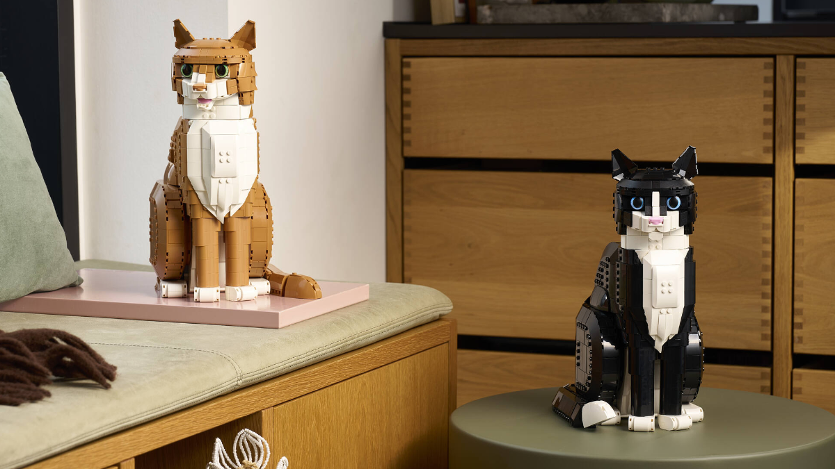 Target asked for LEGO Ideas’ second cat to be orange