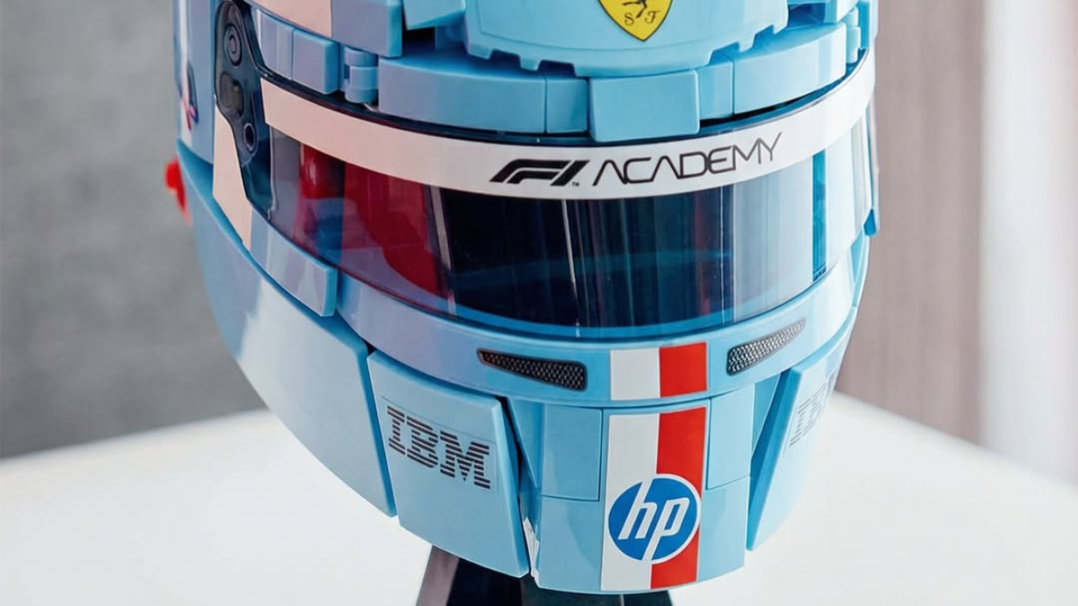 LEGO F1 Academy helmet blurs the line between reality and AI