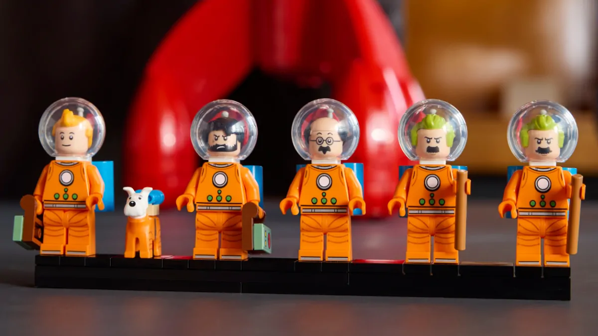 Who’s who in LEGO Ideas 21367 Tintin Moon Rocket?