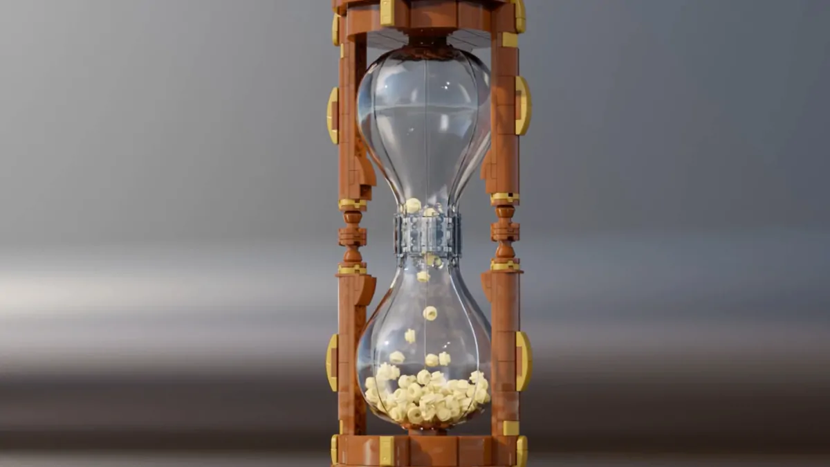 Perfect timing lands The Ornate Hourglass in the LEGO Ideas review