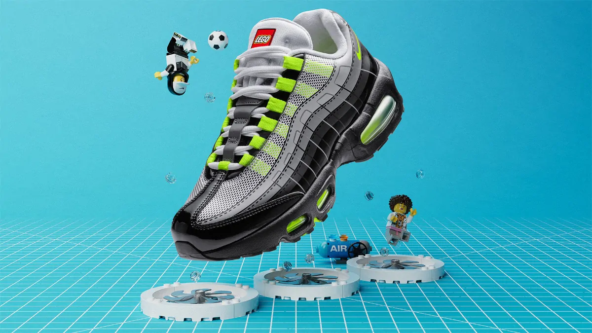 LEGO Nike Air Max 95 shoes land on LEGO.com