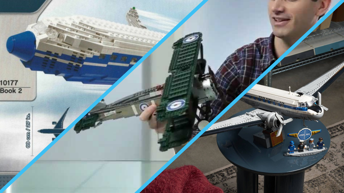The biggest LEGO airplane sets ever released