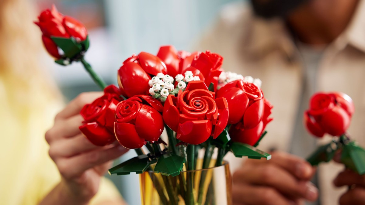Buy a bunch of LEGO roses for nearly half price