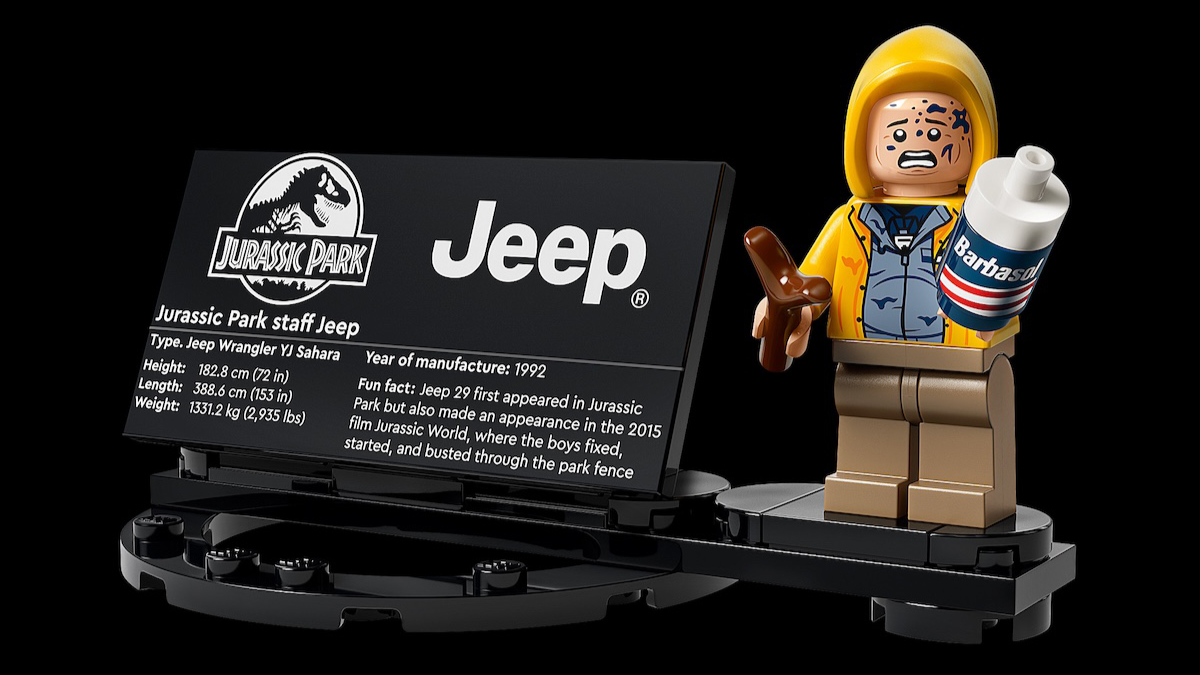LEGO Jurassic Park Jeep’s minifigure had to be Nedry