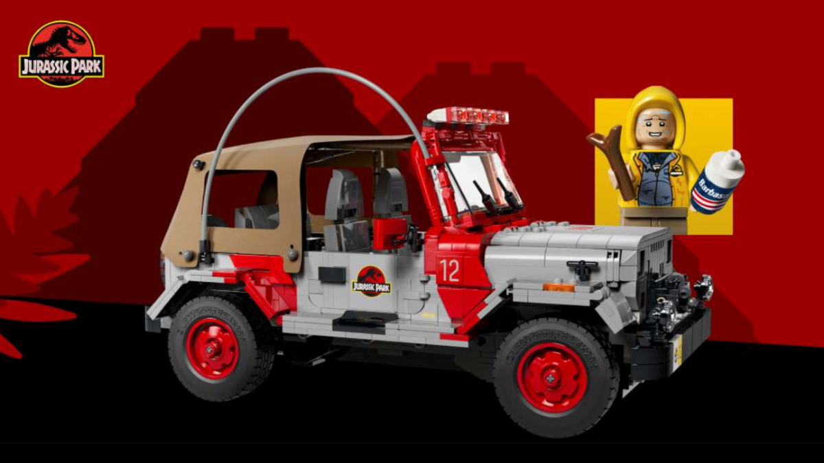 Check out LEGO Jurassic Park Jeep Wrangler’s new parts and recolours