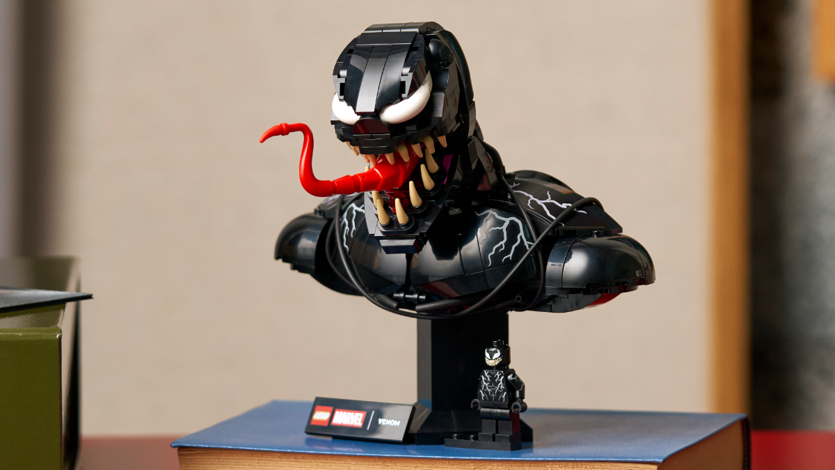 LEGO Marvel revisits Sony Venom movie with bust and minifigure