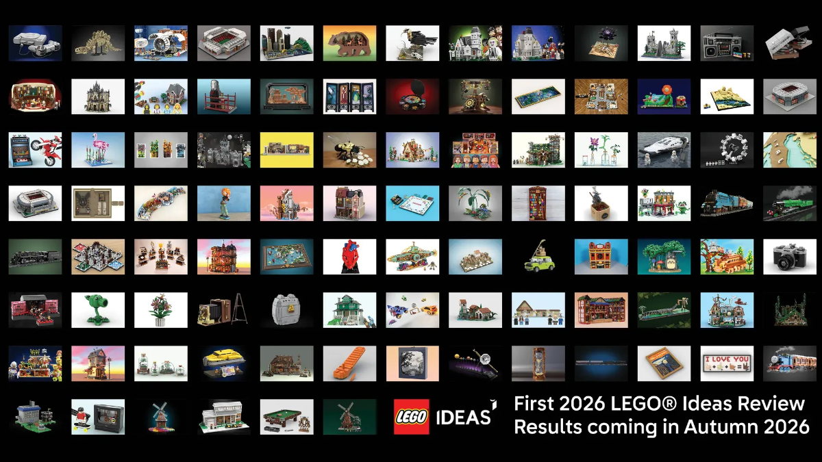 Almost 100 LEGO Ideas projects qualify for the first 2026 review