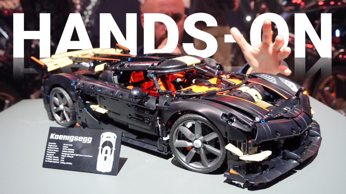 Hands-on with a new LEGO Technic set at Koenigsegg HQ