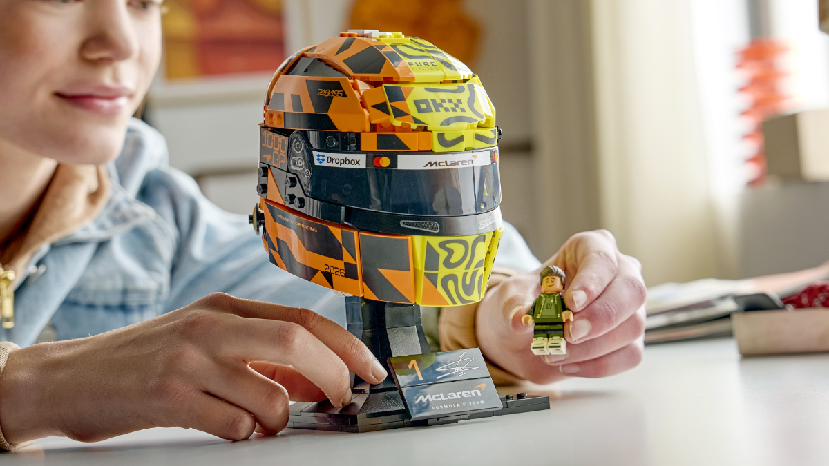 LEGO Formula 1 McLaren Helmets revealed, on sale today