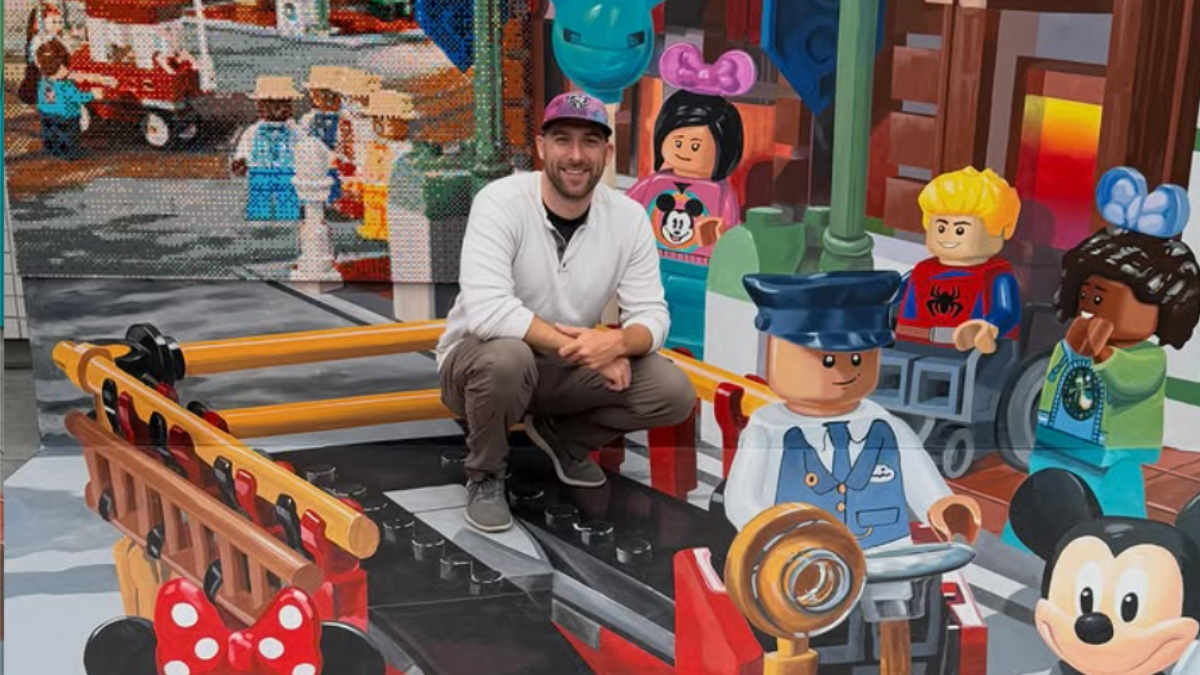 LEGO celebrates Main Street set at the real Disneyland