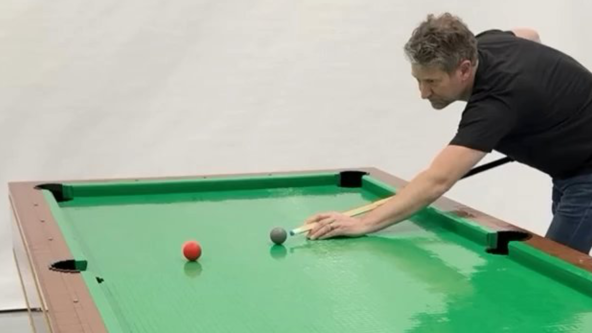 LEGO life-size pool table goes viral – but it’s not for sale