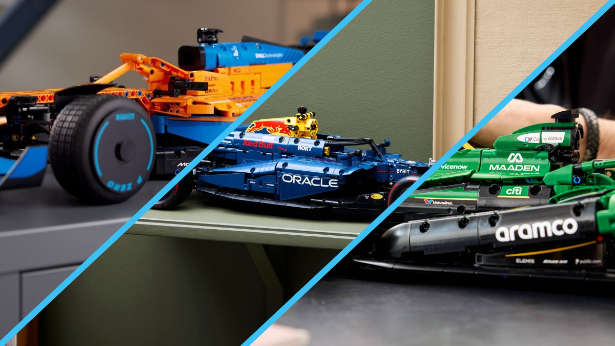 Every large-scale LEGO Technic licensed Formula 1 car so far